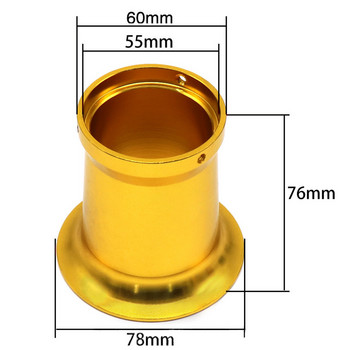 55 мм мотоциклетен карбуратор Въздушен филтър Интерфейс Wind Cup Horn Velocity Stack