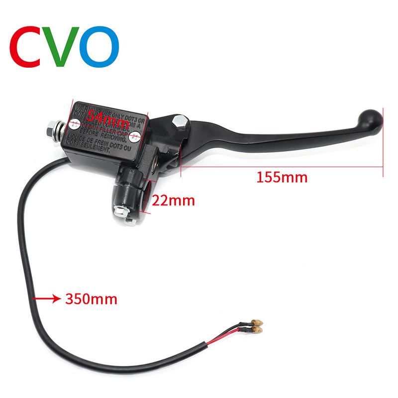 Eesmise peasilindri hüdraulilise piduri hoob paremale maapealse ratta ATV nelja mopeedi tõukeratta jaoks Buggy Go Kart mootorratta motokrossile