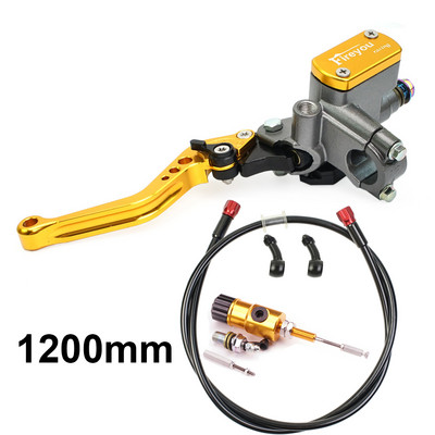7/8" 22mm Kit ambreiaj hidraulic CNC pentru motociclete Levier Cilindru principal 125 ~ 250cc pentru HONDA YAMAHA DUCATI Aprilia Dirt Bike Moped
