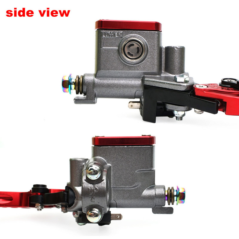 7/8" 22mm Kit ambreiaj hidraulic CNC pentru motociclete Levier Cilindru principal 125 ~ 250cc pentru HONDA YAMAHA DUCATI Aprilia Dirt Bike Moped