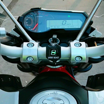 Мотоциклетно ECU Директно монтиране 1-5 скоростен дисплей Индикатор за скорости водоустойчив за Benelli TNT125 TNT135125-3E