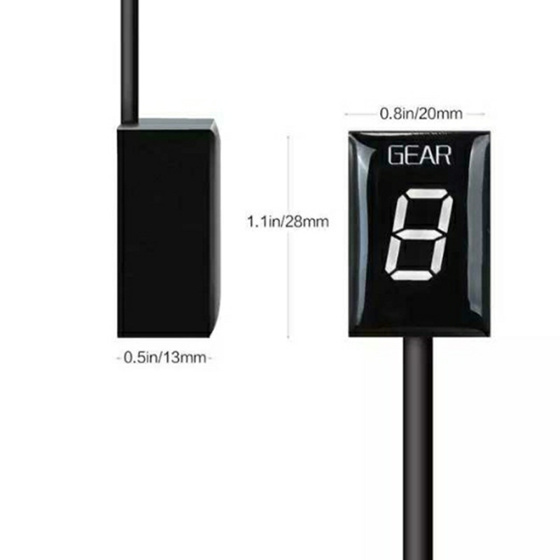 Motorkerékpár Ecu Direct Mount 1-5 sebességes sebességváltó kijelző vízálló Benelli TNT125 TNT135125-3E számára