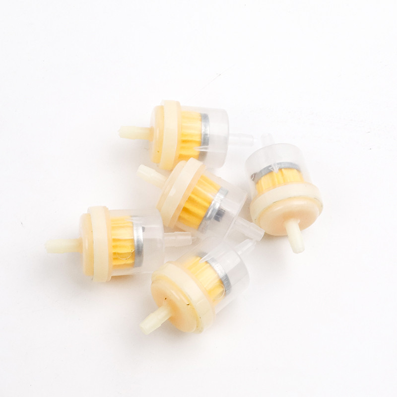 10db Univerzális Motorkerékpár Műanyag Benzin Gáz Üzemanyag Benzin Olajszűrő Robogó Moped Scooter Dirt Bike ATV Üzemanyagszűrő