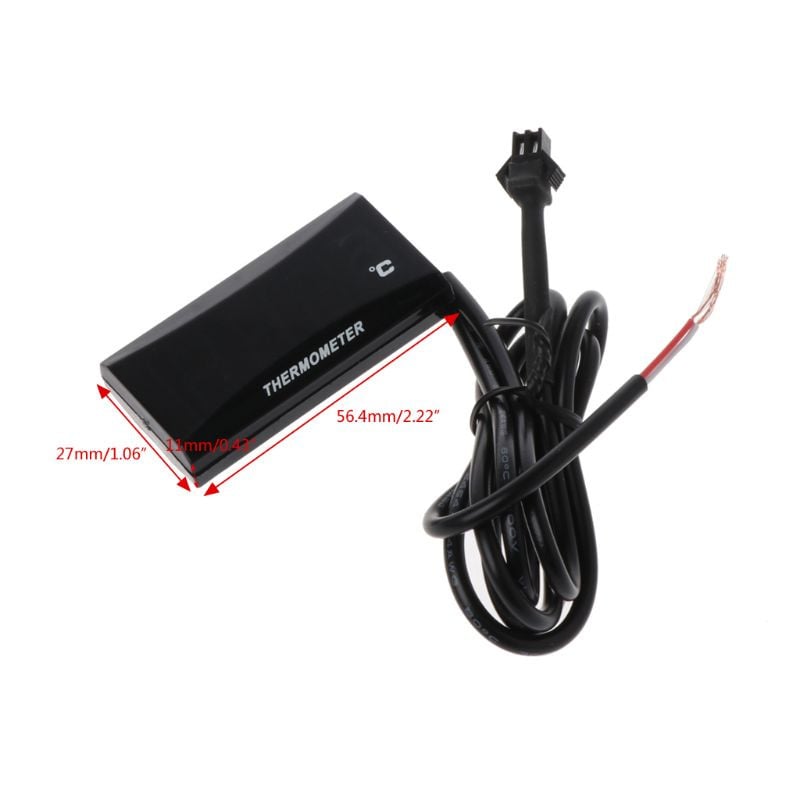 Digitálny LCD teplomer na motocykel, merač teploty vody pre elektrický skúter KOSO Racing