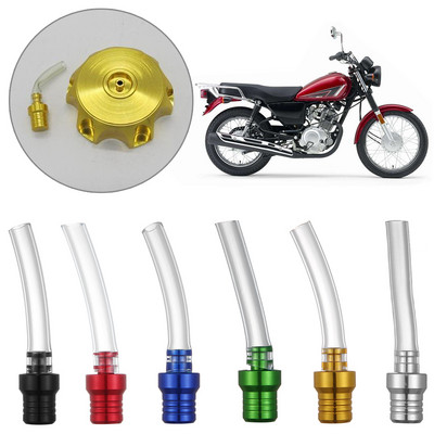 2Pcs New Fuel Tank Breather Pipe Motorcycle Gas Petrol Cap Valve Vent Breather Hose Tube For Dirt Bike Tank Moto Fuel Supplies
