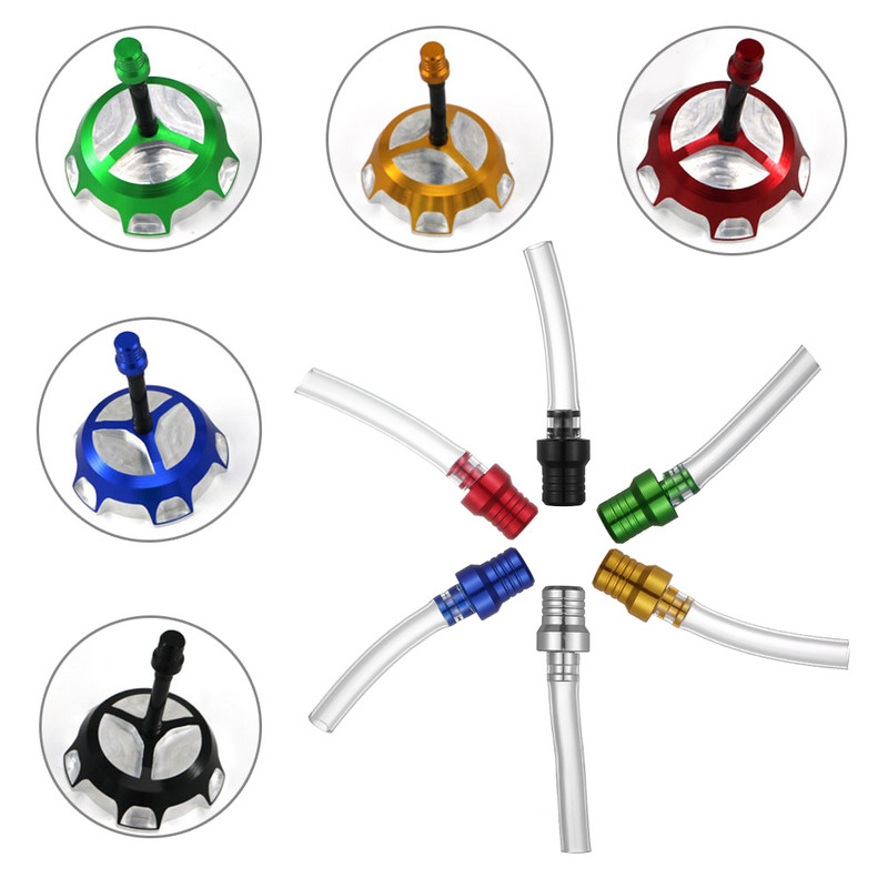 2 vnt. Naujas degalų bako alsavimo vamzdis motociklo dujų benzino dangtelio vožtuvas ventiliacijos žarnos vamzdelis, skirtas purvo dviračio bako motociklo degalų atsargoms