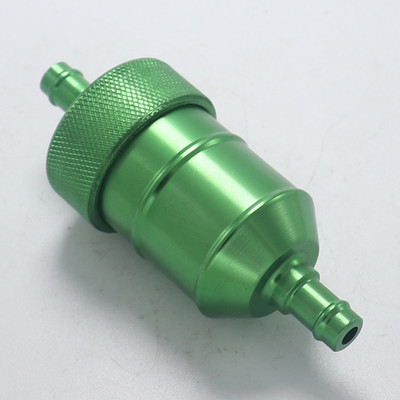 Univerzálny 8mm benzínový palivový filter, čistič hliníkovej zliatiny, motocykel, pitná voda, štvorkolka, olej, benzín, olejový filter