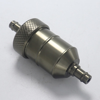 Univerzálny 8mm benzínový palivový filter, čistič hliníkovej zliatiny, motocykel, pitná voda, štvorkolka, olej, benzín, olejový filter