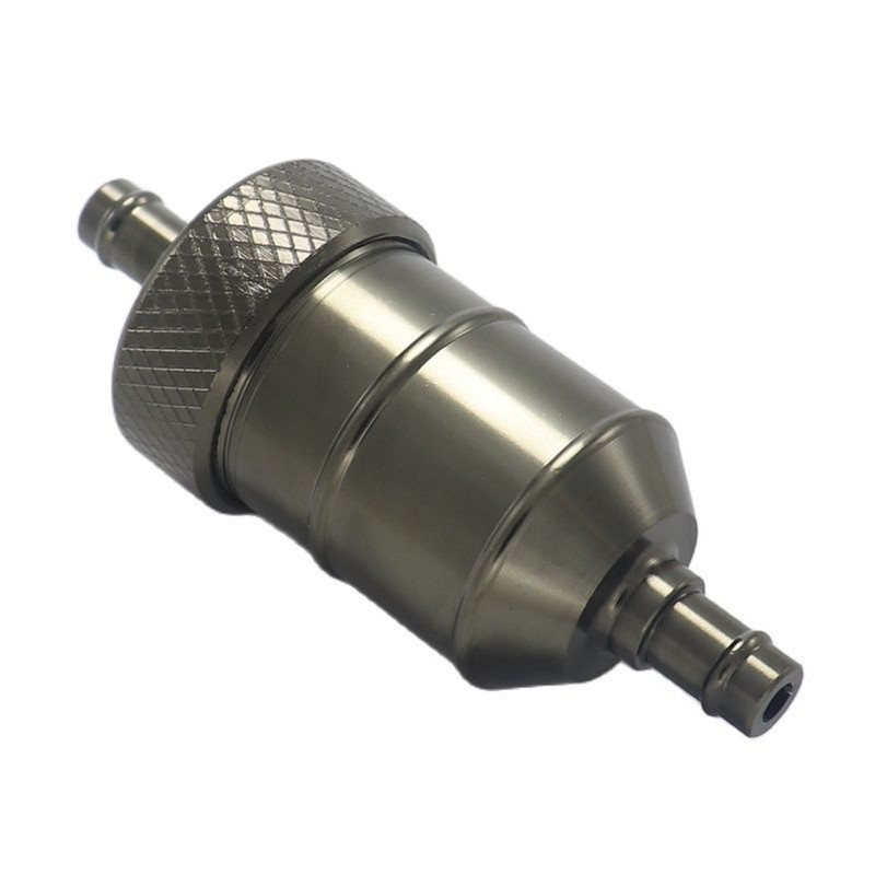 Univerzálny 8mm benzínový palivový filter, čistič hliníkovej zliatiny, motocykel, pitná voda, štvorkolka, olej, benzín, olejový filter
