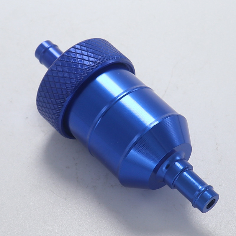 Univerzálny 8mm benzínový palivový filter, čistič hliníkovej zliatiny, motocykel, pitná voda, štvorkolka, olej, benzín, olejový filter
