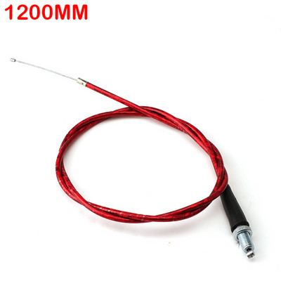 Paredzēts Dirt Pit Bike Motocross XR50 CRF50 CRF70 KLX 110 125 Motocikla droseles trosītei 950MM 1200MM Taisnā savienojuma kabeļiem