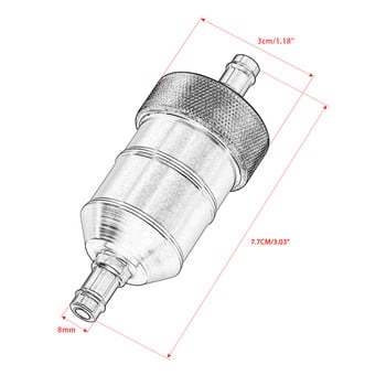 8 мм 5/16\' бензинов газ горивен филтър почистващ за KTM SXF EXC CRF YZF WRF KLX Pit Dirt Bike ATV Quad мотоциклет CNC маслен горивен филтър