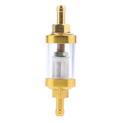 CNC universālais skrejritenis Dirt Go Kart 8mm 5/16" gāzes degvielas filtrs, atkārtoti lietojams bezgalīgi augstas kvalitātes CNC alumīnijs + stikls