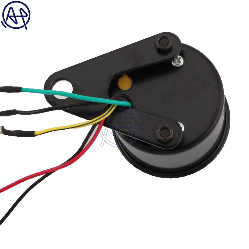 Drop Shipping univerzális motorkerékpár fordulatszámmérő motorkerékpár háttérvilágítás 12V fordulatszámmérő sebességmérő sebességmérő króm/fekete