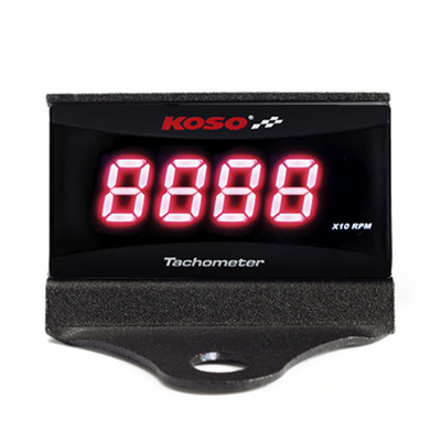 KOSO Mini RPM Meter Digital Square LCD Display Engine Tach Hour Meter Тахометър Габарит за BMW YAMAHA KAWASAKI Racing Motorcycle