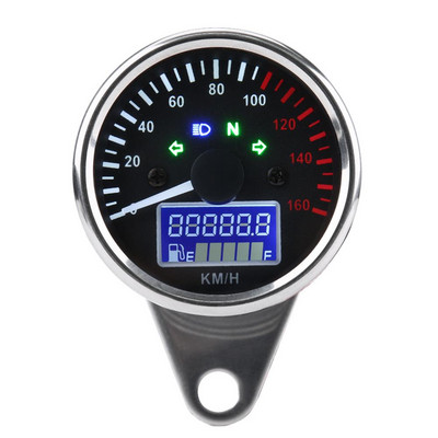 Vitezometru Motocicletă Universal Motocicletă Panou Vitezometru 0~160KM/H Motocicletă Digital LED LCD Indicator de viteză Retro