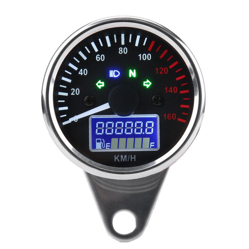Vitezometru Motocicletă Universal Motocicletă Panou Vitezometru 0~160KM/H Motocicletă Digital LED LCD Indicator de viteză Retro