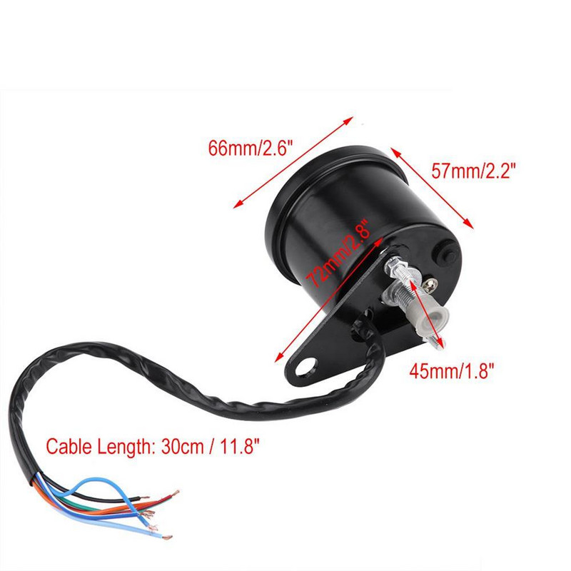 Vitezometru Motocicletă Universal Motocicletă Panou Vitezometru 0~160KM/H Motocicletă Digital LED LCD Indicator de viteză Retro