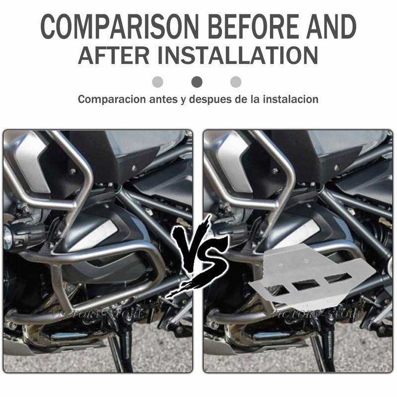 Príslušenstvo pre motocykle BMW R 1250 GS strieborné pre R 1250 GS ADV R1250GS Adventure, ochranné kryty motora, ochranný kryt hlavy valcov