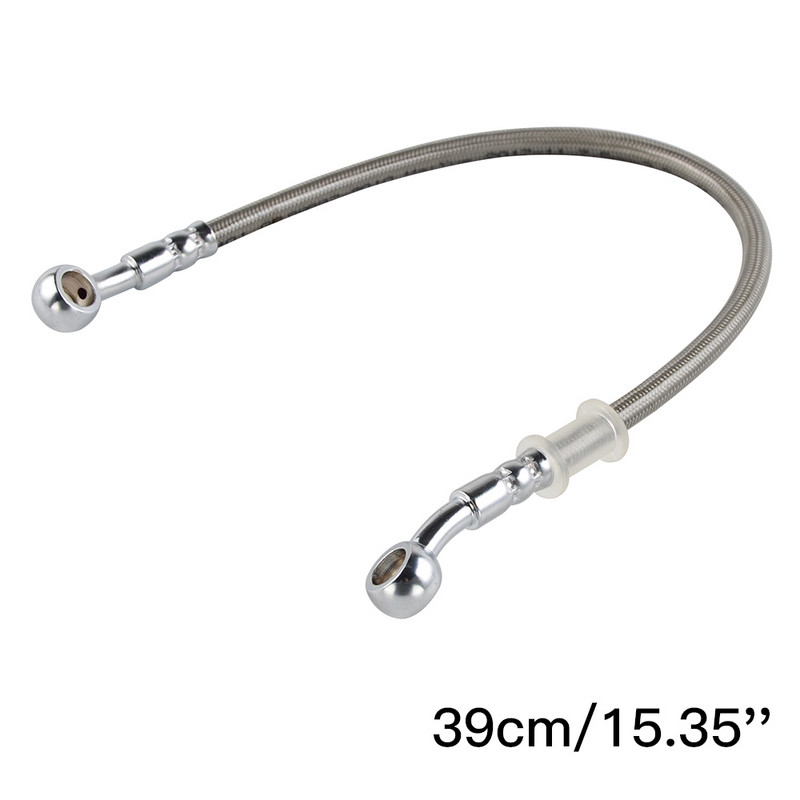 Hadica na brzdový olej pre motocykle M10, 39 cm – 140 cm, univerzálna opletená hadica z nehrdzavejúcej ocele pre motocykle, Latiguillo Freno Moto