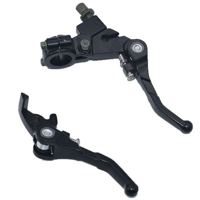 Chrómová skladacia spojková brzdová páka pre Pit Dirt Bike 140cc, 125cc, 110cc, pre riadidlá 7/8", vhodné pre Atomik Dhz, Orion, Bosuer BSE