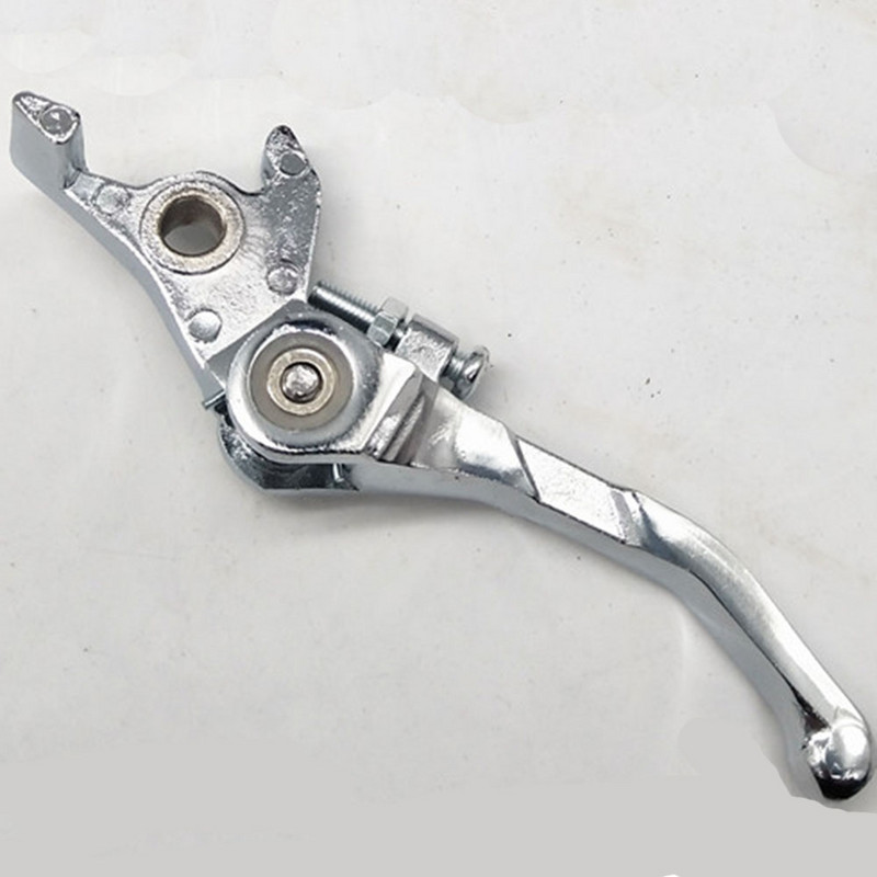 Chrómová skladacia spojková brzdová páka pre Pit Dirt Bike 140cc, 125cc, 110cc, pre riadidlá 7/8", vhodné pre Atomik Dhz, Orion, Bosuer BSE