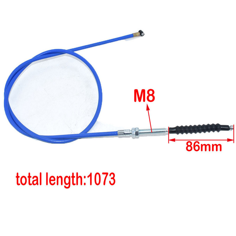 Piros fojtószelep tengelykapcsoló kábel Kínai Pit Dirt motorkerékpárhoz XR50 CRF50 CRF70 KLX 110 125 SSR TTR BBR vízszintes motor