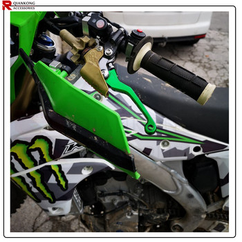 Για KAWASAKI KX KLX 65 80 85 120 125 250 450 F μοτοσυκλέτα Custom Made Μοχλός συμπλέκτη φρένων KLX125 KLX250 KX65 KX80 KX85 KX125 KX250