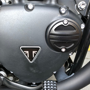 Σήμα συμπλέκτη μοτοσικλέτας & κάλυμμα ελέγχου Acg για Triumph Street Twin Bonneville T100 T120 Bobber Thruxton Scrambler 2016-2022