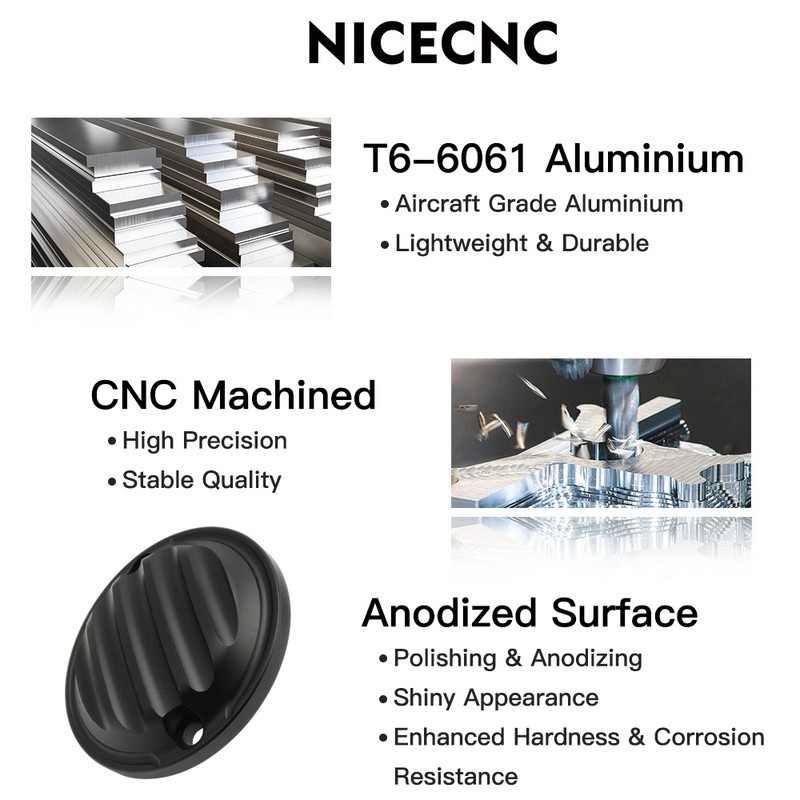 Insigna ambreiaj motociclete și capac de inspecție a acg pentru Triumph Street Twin Bonneville T100 T120 Bobber Thruxton Scrambler 2016-2022