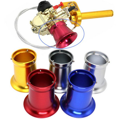 80% Dropshipping!! 55 mm motociklo karbiuratoriaus oro filtro sąsajos vėjo taurės rago greičio kaminas