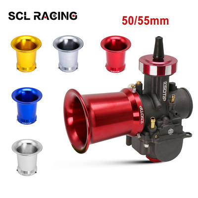 SCL Racing New 1PC50mm 55mm Мотоциклет Карбуратор Въздушен филтър Чаша Вятърна чаша Горн Чашка Аксесоари за мотоциклети