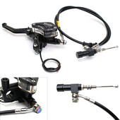 22 mm motocikla CNC hidrauliskā sajūga komplekta sviras galvenā cilindra adīšanas eļļas šļūtene sacīkstēm Yamaha Kawasaki Honda Suzuki Motos