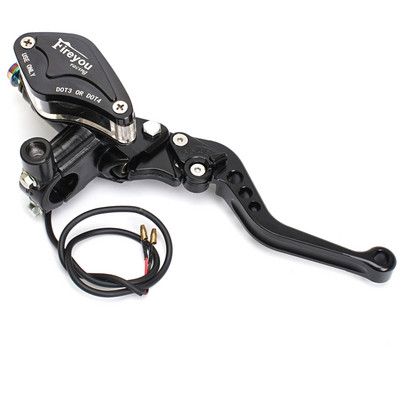 22 mm motocikla CNC hidrauliskā sajūga komplekta sviras galvenā cilindra adīšanas eļļas šļūtene sacīkstēm Yamaha Kawasaki Honda Suzuki Motos