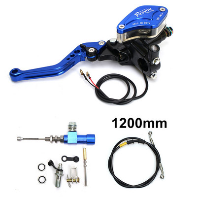 22 mm motocikla CNC hidrauliskā sajūga komplekta sviras galvenā cilindra adīšanas eļļas šļūtene sacīkstēm Yamaha Kawasaki Honda Suzuki Motos