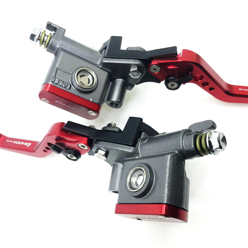 Stabdžių sankabos siurblys pagrindinis cilindras Motociklo svirtis Vairas Hidraulinė sankaba Lenktynių variklis 22mm honda Yamaha Kawasaki Suzuki