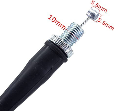 Motociklo droselio trosas 950MM 1080MM 1200MM Tiesi jungtis Dirt Pike Motocross XR50 CRF50 CRF70 KLX 110 125 