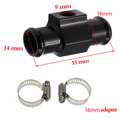 Set de senzori adaptor pentru contorul de temperatură a apei Koso rotund pentru indicatorul de temperatură a apei pentru motocicleta Yamaha NMAX TMAX XMAX, afișaj 0 ~ 120 de grade