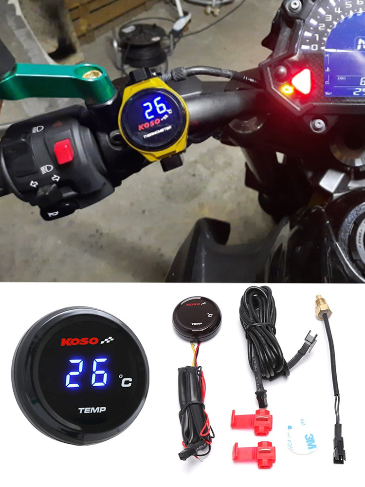 2 Color KOSO Round Water Temp Meter for Yamaha NMAX TMAX