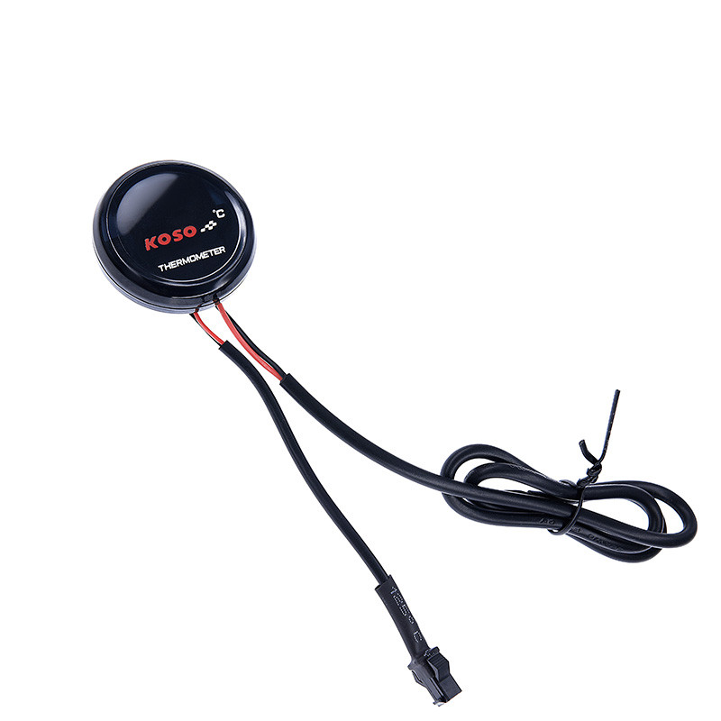 Set de senzori adaptor pentru contorul de temperatură a apei Koso rotund pentru indicatorul de temperatură a apei pentru motocicleta Yamaha NMAX TMAX XMAX, afișaj 0 ~ 120 de grade