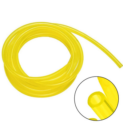 1 meter žltá rúrka palivového filtra, olejová rúrka, palivová nádrž, náhradné diely, motocykel, priemer paliva, vnútorný priemer 3 mm * 5 mm, 3 mm * 6 mm