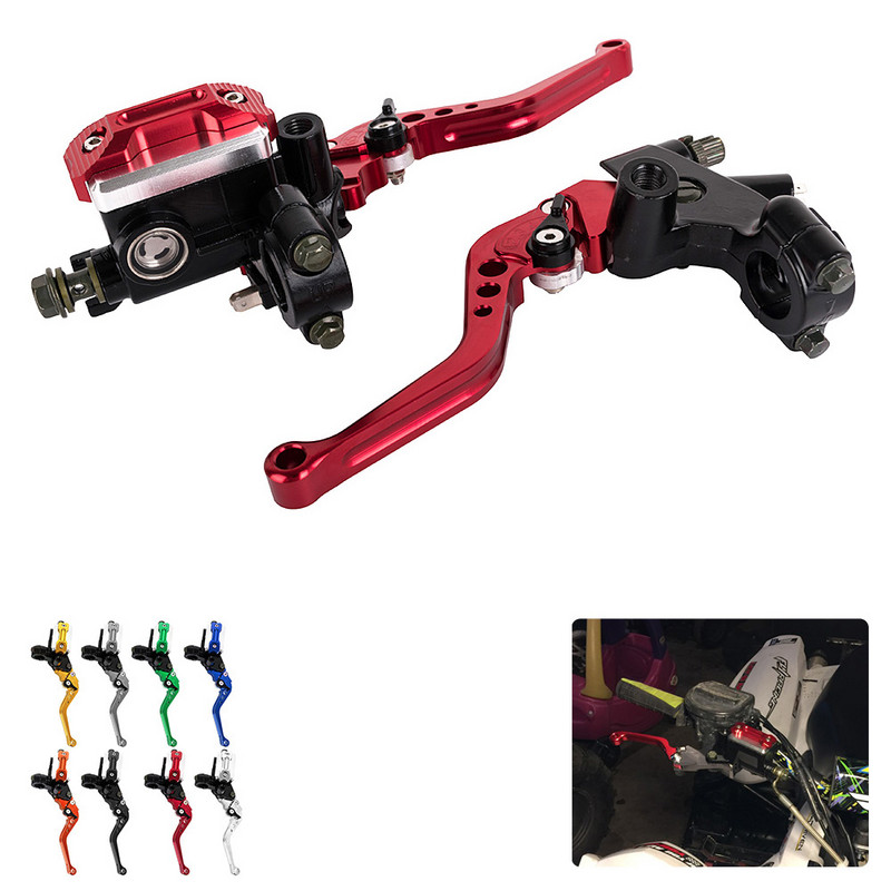 7/8" 22 мм регулируем лост на спирачния съединител за спортен велосипед с резервоар на главния хидравличен цилиндър за настройка на мотоциклети