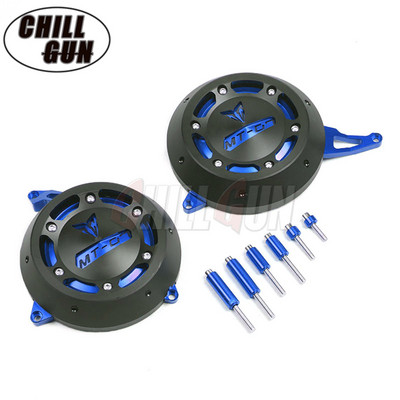 Motorkerékpár motor állórész önindító burkolat keret csúszó védője YAMAHA MT-07 MT07 2014 2015 2016 2017 2018 2019 2020 FZ07 MT 07