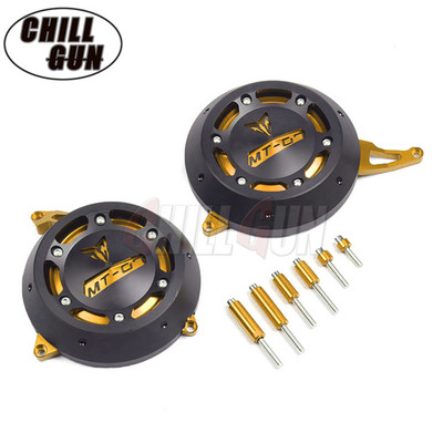 Motorkerékpár motor állórész önindító burkolat keret csúszó védője YAMAHA MT-07 MT07 2014 2015 2016 2017 2018 2019 2020 FZ07 MT 07