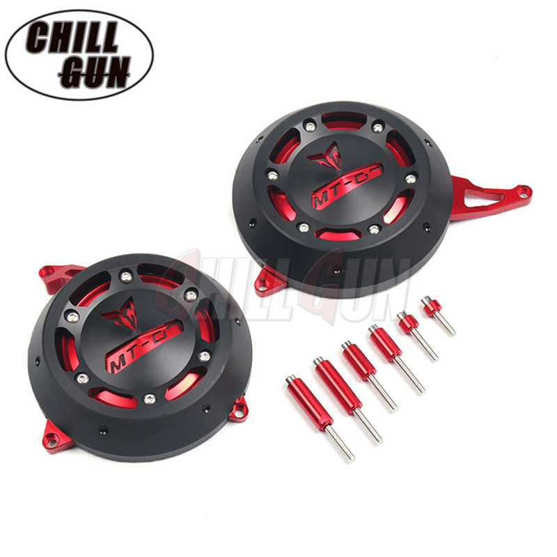 Motorkerékpár motor állórész önindító burkolat keret csúszó védője YAMAHA MT-07 MT07 2014 2015 2016 2017 2018 2019 2020 FZ07 MT 07