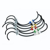 8 mm/0,31 sklenený benzínový filter na vykurovací olej s klipmi, spínač palivovej hadice, univerzálny pre motocykel, Dirt Pit bike, Gy6, Kayo CRF, ATV