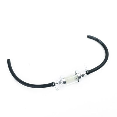 8 mm/0,31 sklenený benzínový filter na vykurovací olej s klipmi, spínač palivovej hadice, univerzálny pre motocykel, Dirt Pit bike, Gy6, Kayo CRF, ATV