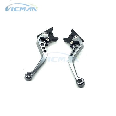 Frână cu disc dublu CNC Universal din aluminiu Pârghie dublu pentru frână cu disc pentru majoritatea motocicletelor, scuterelor