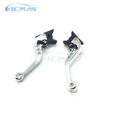 Frână cu disc dublu CNC Universal din aluminiu Pârghie dublu pentru frână cu disc pentru majoritatea motocicletelor, scuterelor