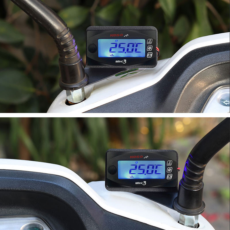 koso волтметър температура на главата на цилиндъра таймер за cb500x nmax125 XMAX250 300 NMAX CB 400 термометър за мотоциклети